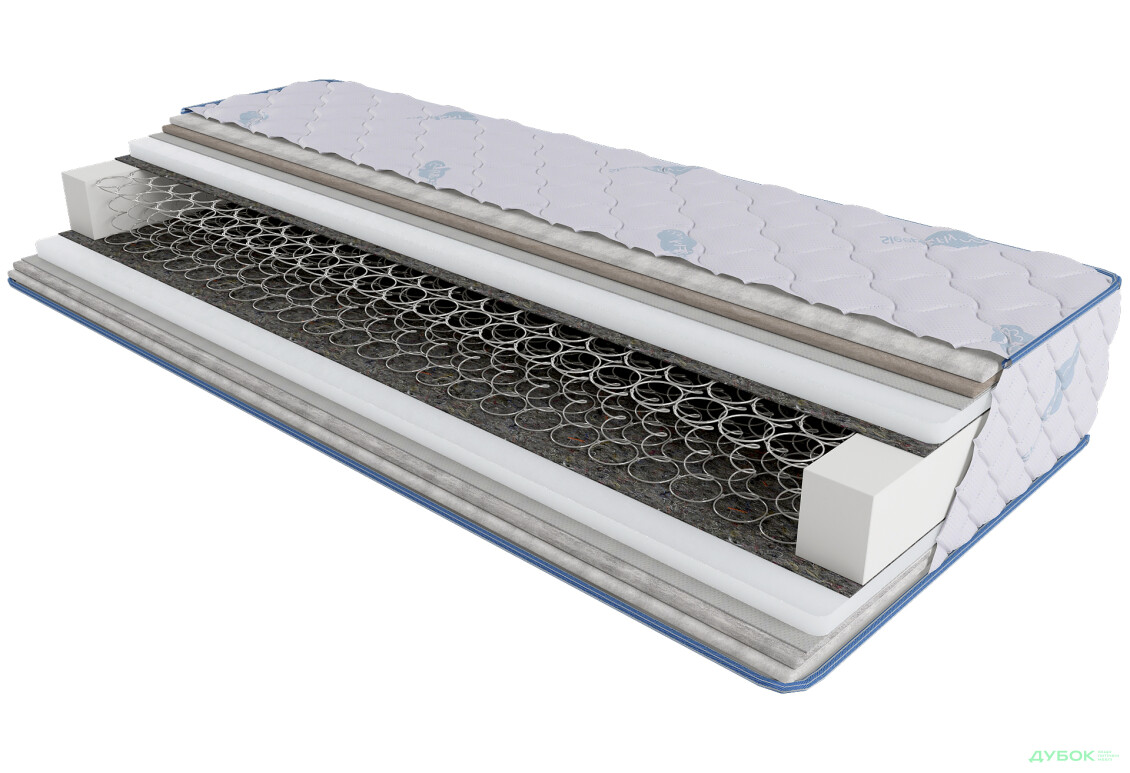 Зображення 3 - Матрац Sleep&Fly Standart Plus / Стандарт Плюс (чохол з жаккарду) SF 80х200 ЕММ