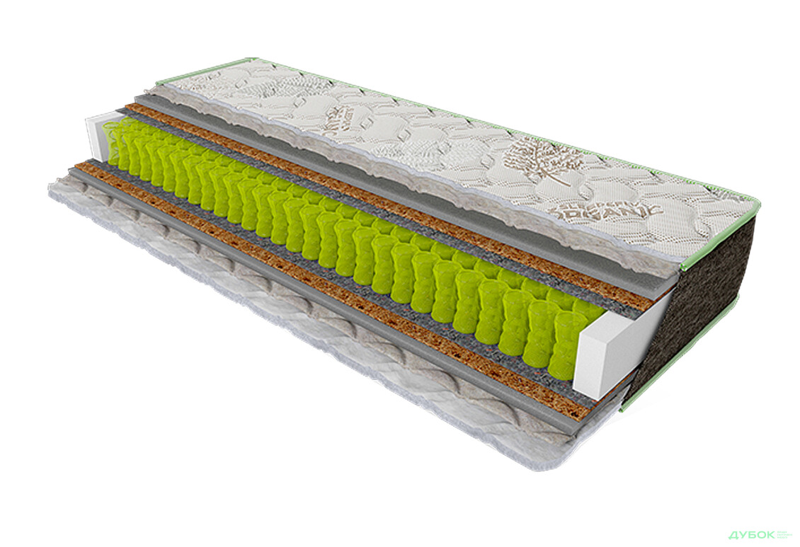 Зображення 3 - Матрац Sleep&Fly ORGANIC Omega / Омега 120х190 ЕММ