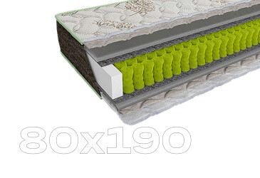 Матрац Sleep&Fly ORGANIC Epsilon / Епсілон 80х190 ЕММ
