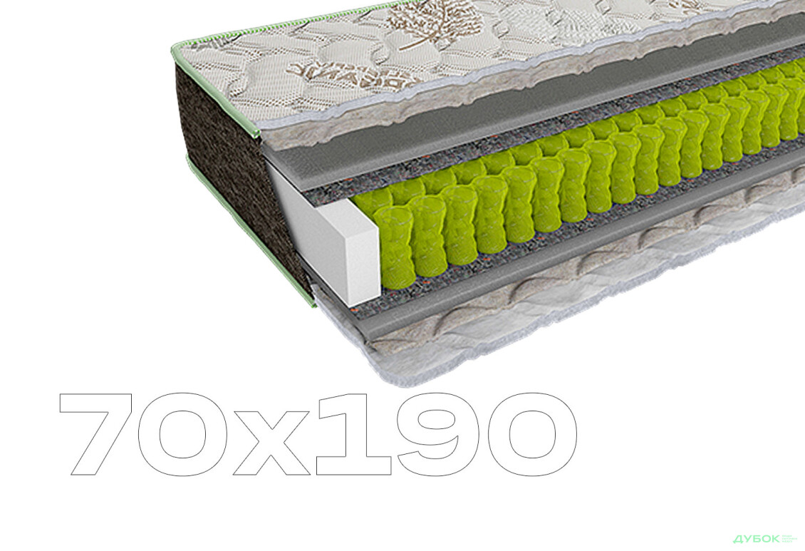 Матрац Sleep&Fly ORGANIC Epsilon / Епсілон 70х190 ЕММ - Зображення 1 Зображення 1 - Матрац Sleep&Fly ORGANIC Epsilon / Епсілон 70х190 ЕММ