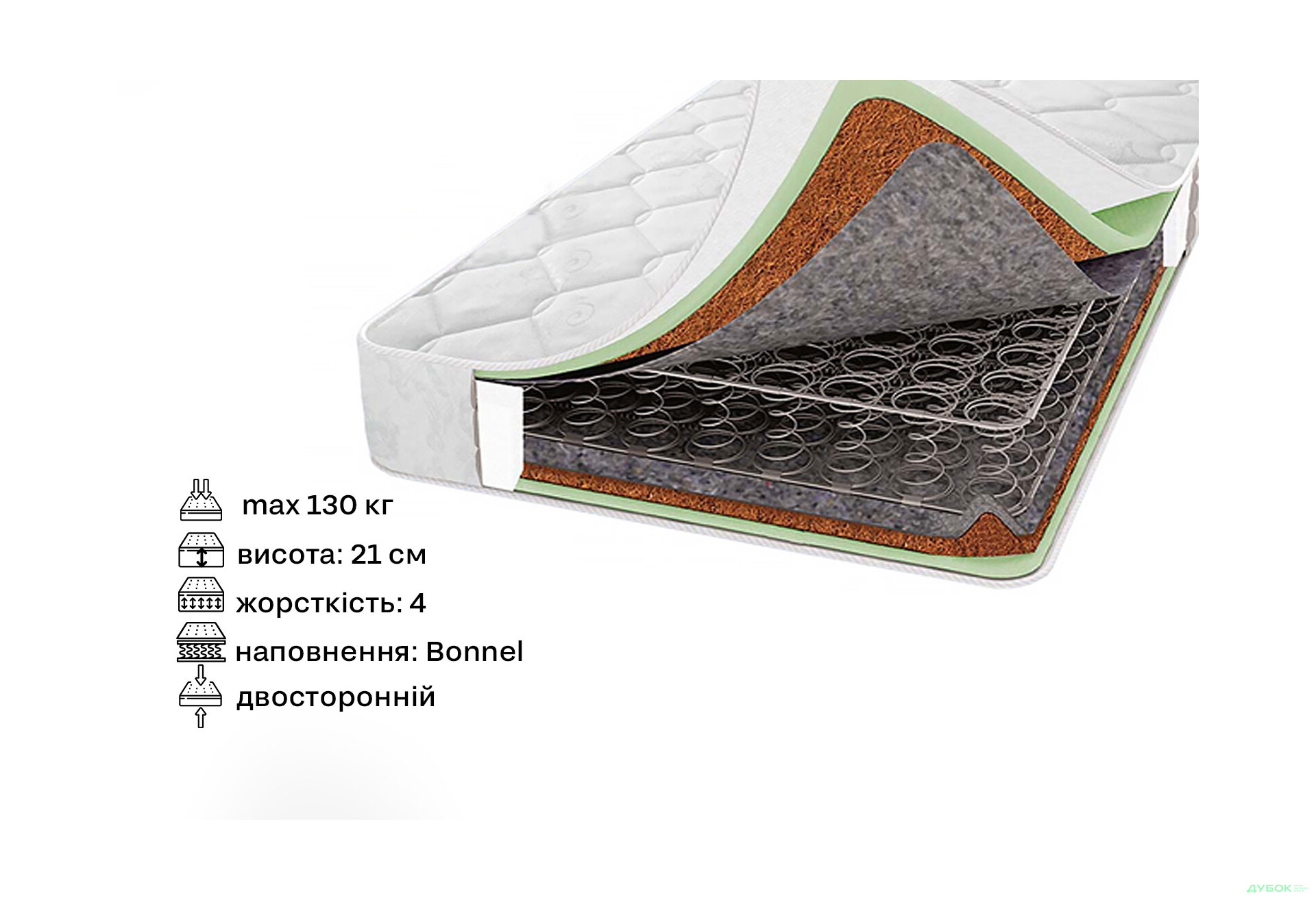 Изображение 2 - Матрас Сапфир 180х200 Svit Mebliv