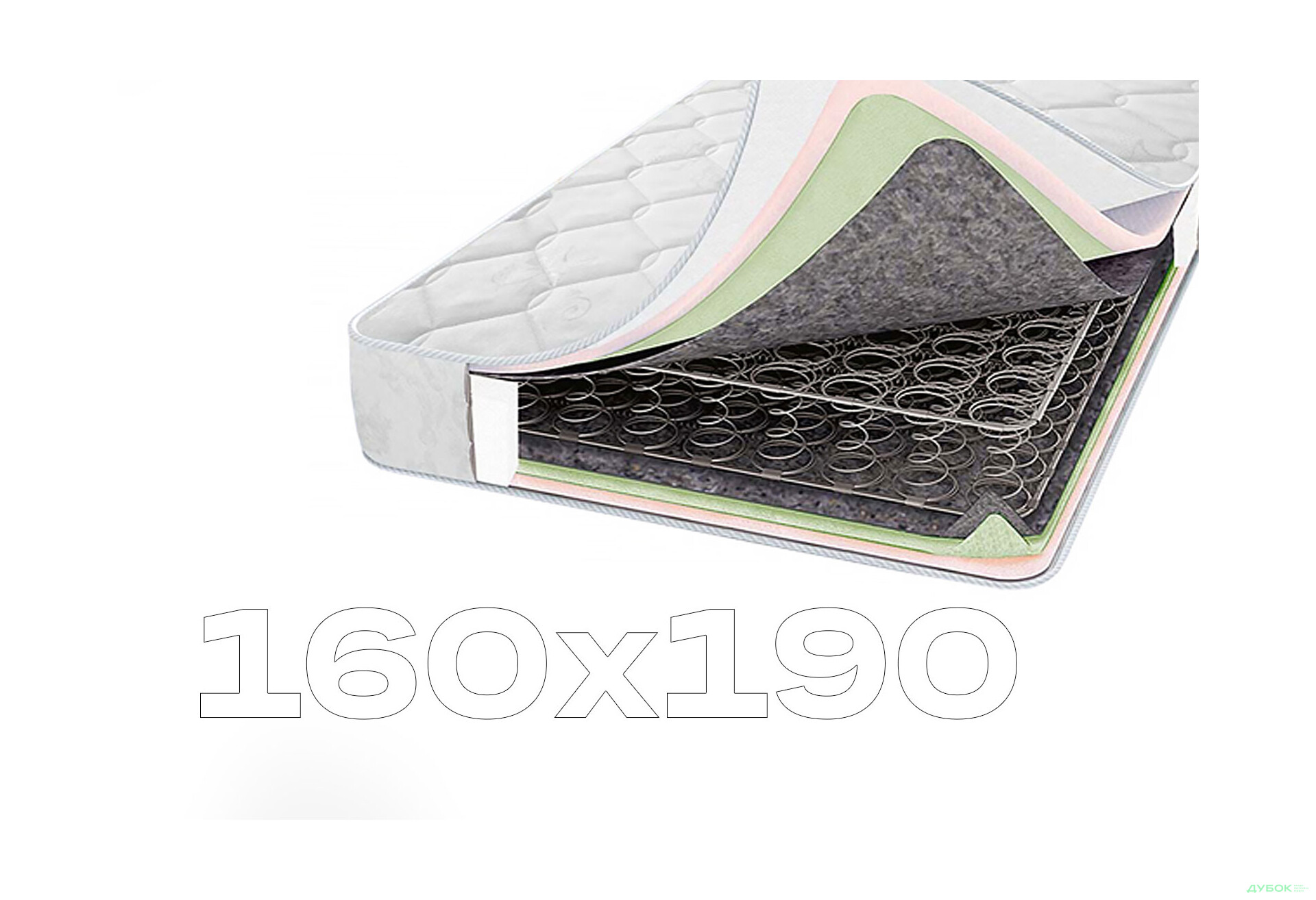 Зображення 1 - Матрац Цитрин 160х190 Світ Меблів