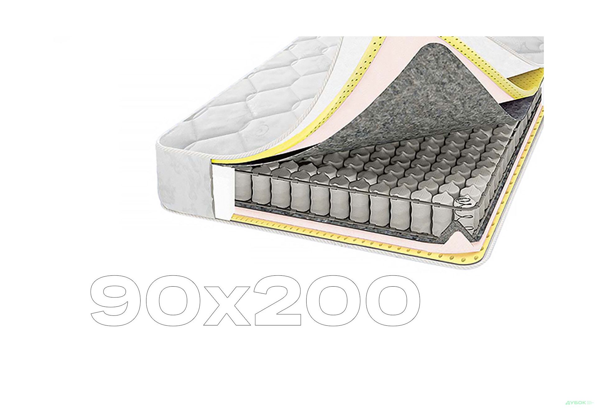 Зображення 1 - Матрац Аметист 90х200 Світ Меблів