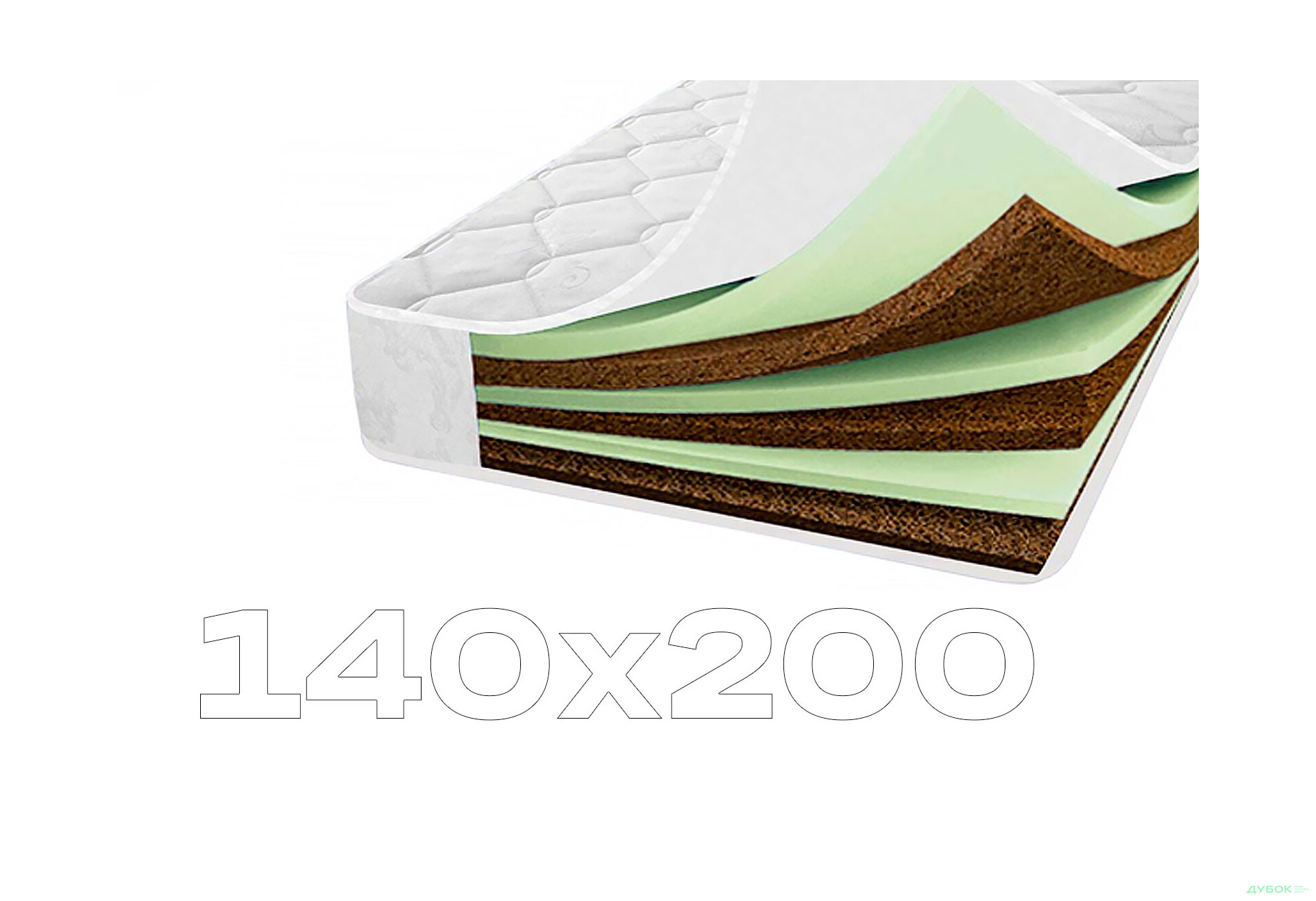 Зображення 1 - Матрац Діамант 140х200 Світ Меблів