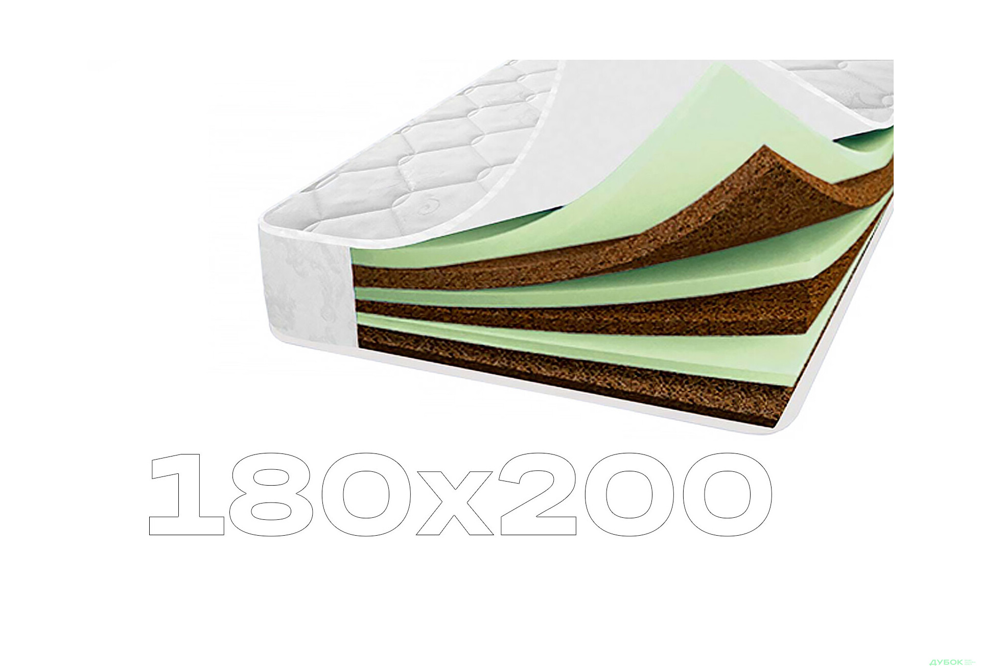 Зображення 1 - Матрац Діамант 180х200 Світ Меблів