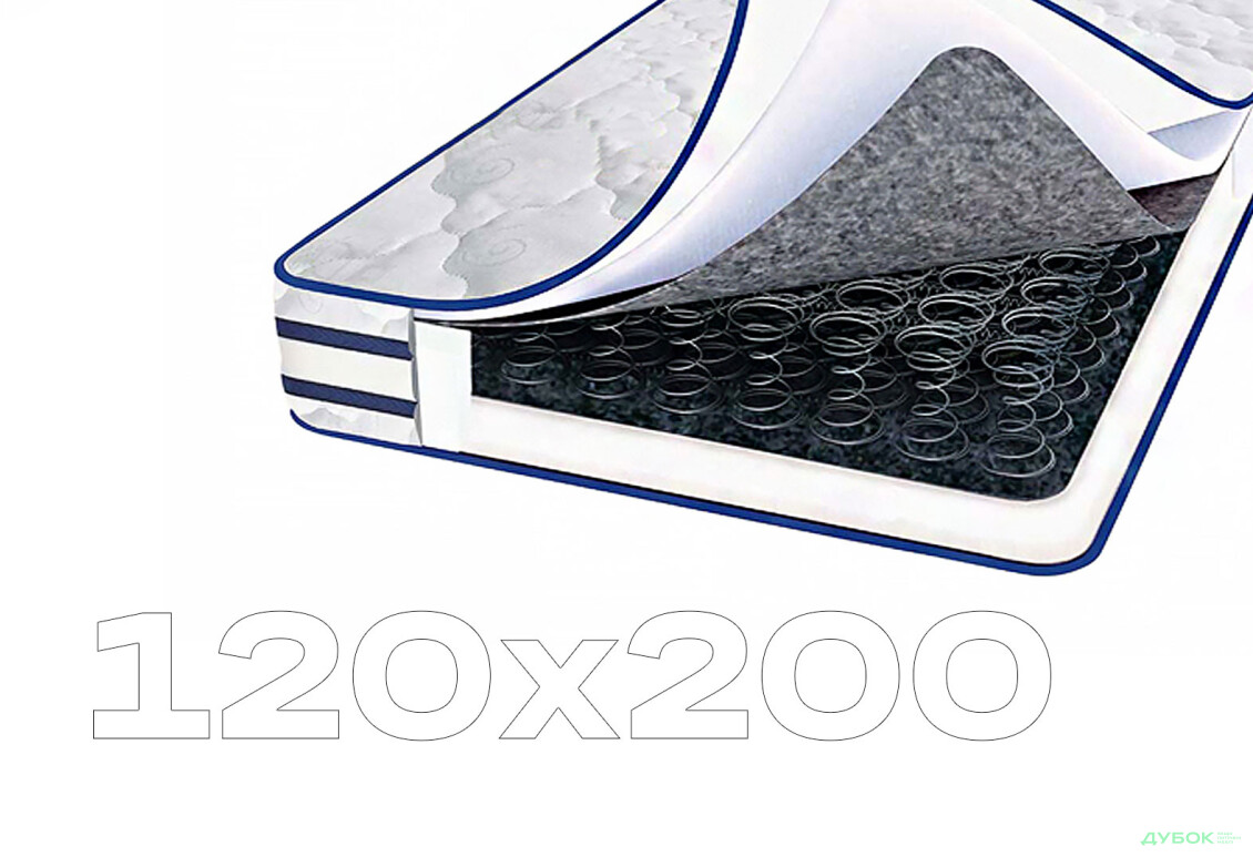 Матрас Жемчужина 3D 120х200 Svit Mebliv