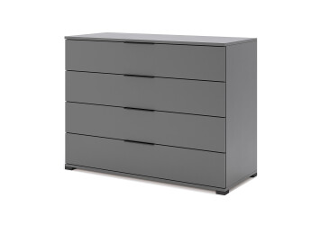Комод MiroMark Doni / Доні з 4 шухлядами 110 см графіт
