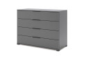Комод MiroMark Doni / Доні з 4 шухлядами 110 см графіт - Зображення 1 Зображення 1 - Комод MiroMark Doni / Доні з 4 шухлядами 110 см графіт