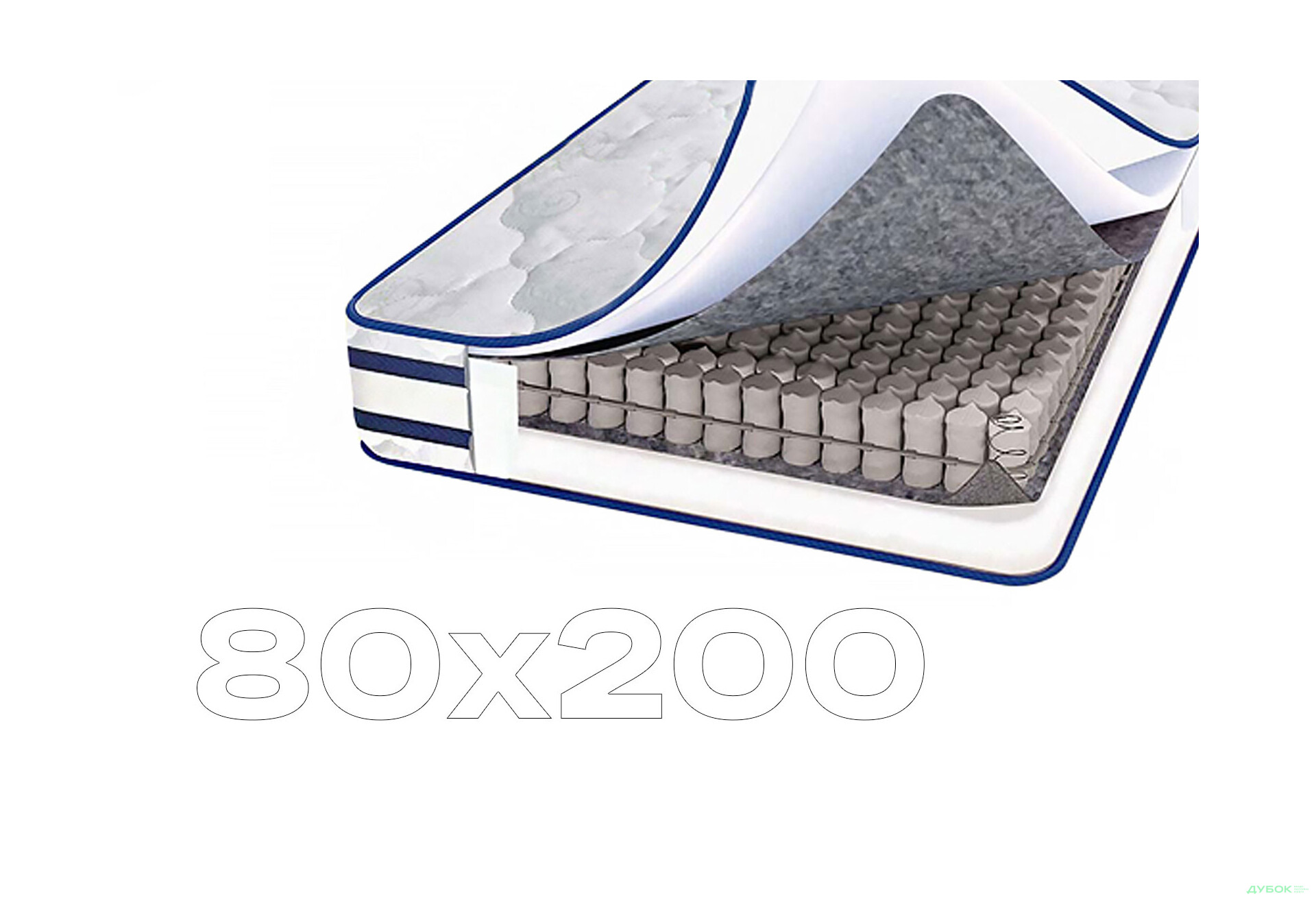 Матрац Агат 3D 80х200 Світ Меблів - Зображення 1 Зображення 1 - Матрац Агат 3D 80х200 Світ Меблів