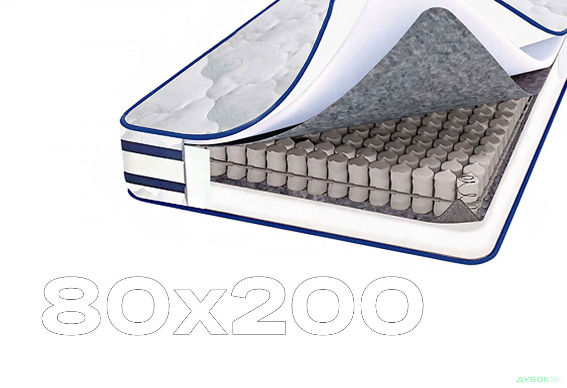 Матрац Агат 3D 80х200 Світ Меблів - Зображення 1 Зображення 1 - Матрац Агат 3D 80х200 Світ Меблів
