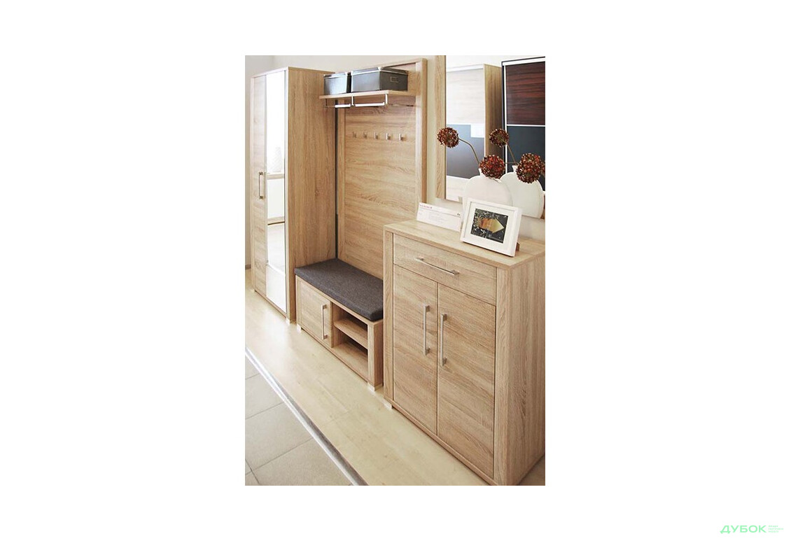 Комод Гербор Гоу 2-дверный с ящиком 74 см Дуб сонома - Изображение 3 Изображение 3 - Комод Гербор Гоу 2-дверный с ящиком 74 см Дуб сонома