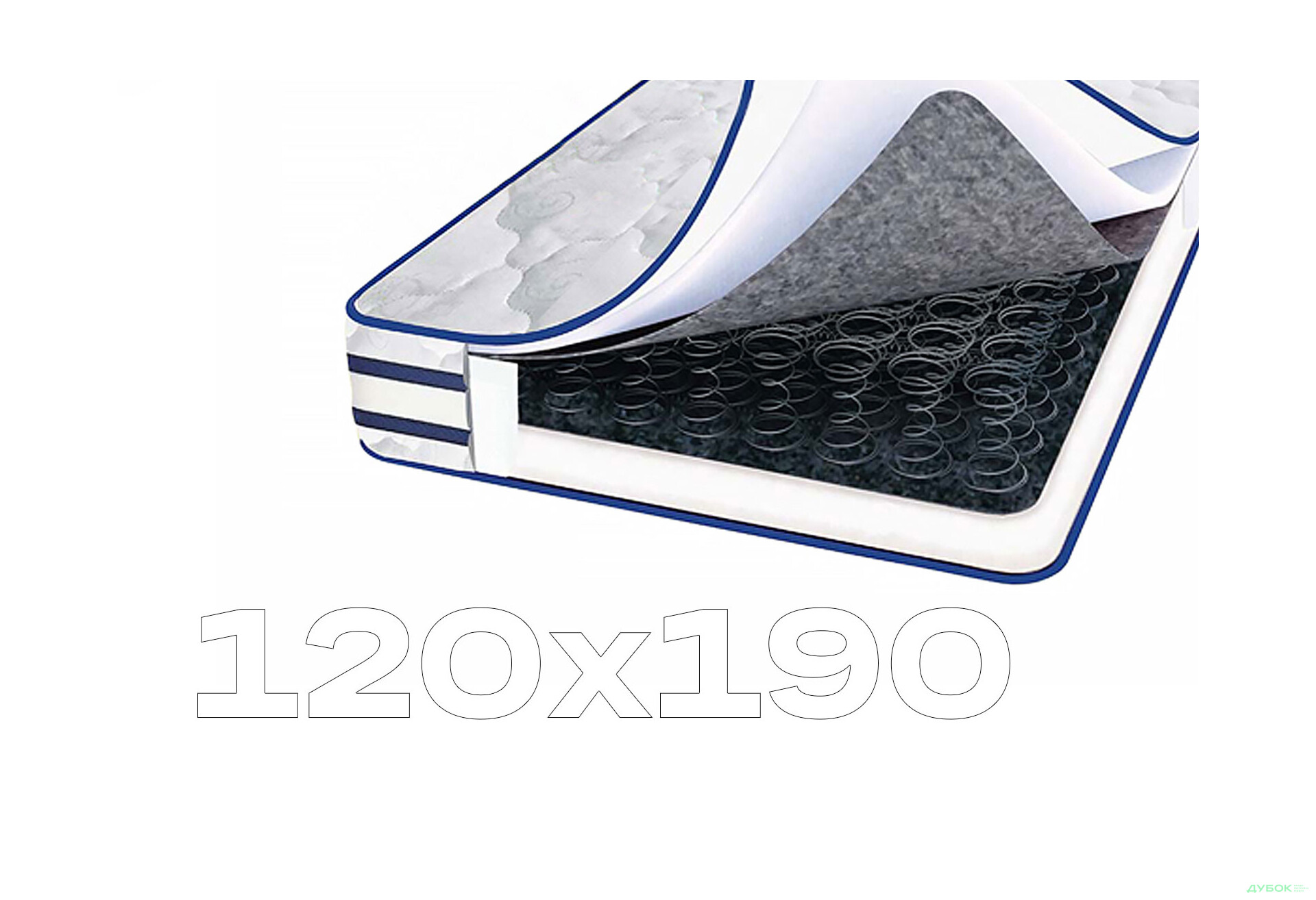 Изображение 1 - Матрас Лазурит 3D 120х190 Svit Mebliv