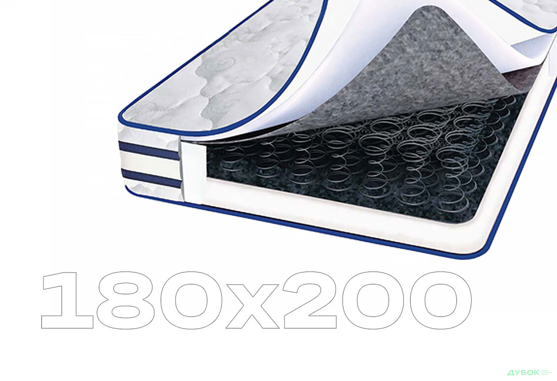 Матрас Лазурит 3D 180х200 Svit Mebliv