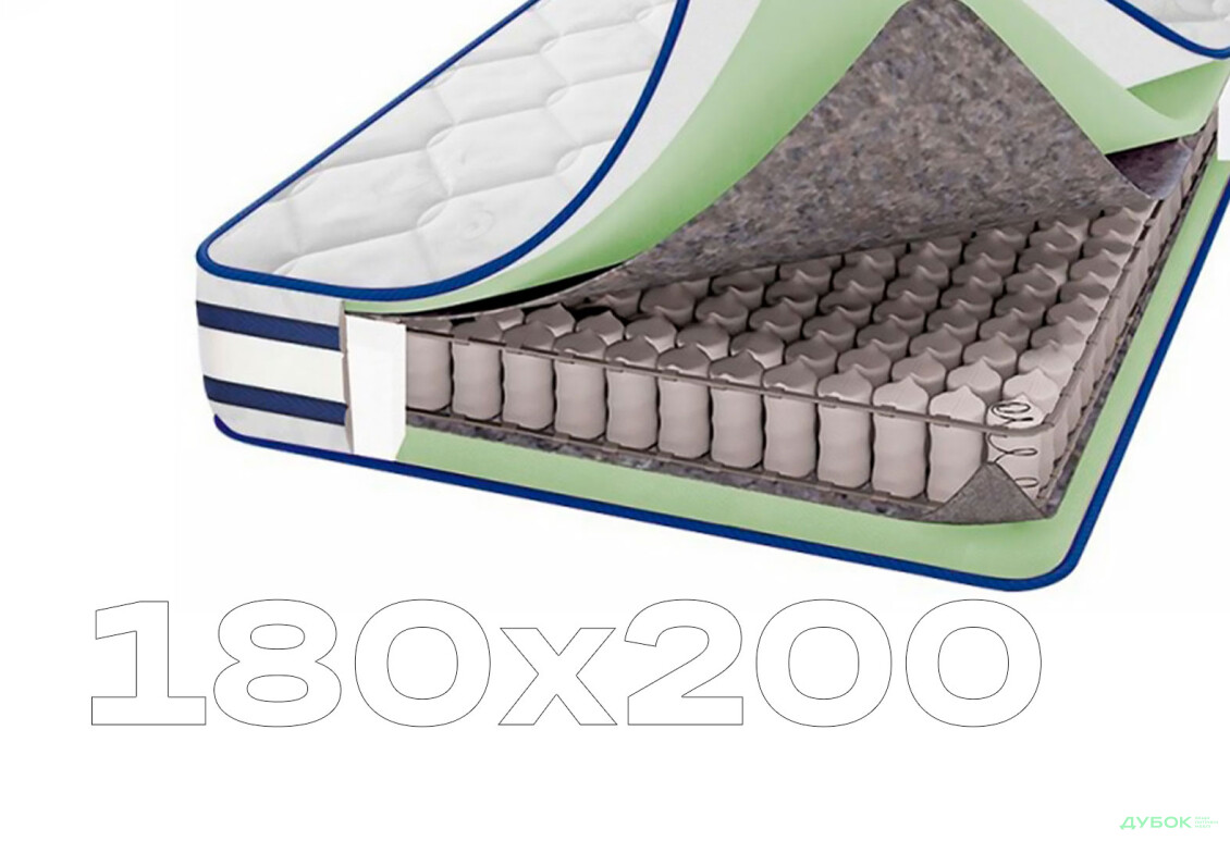 Матрац Опал 3D 180х200 Світ Меблів