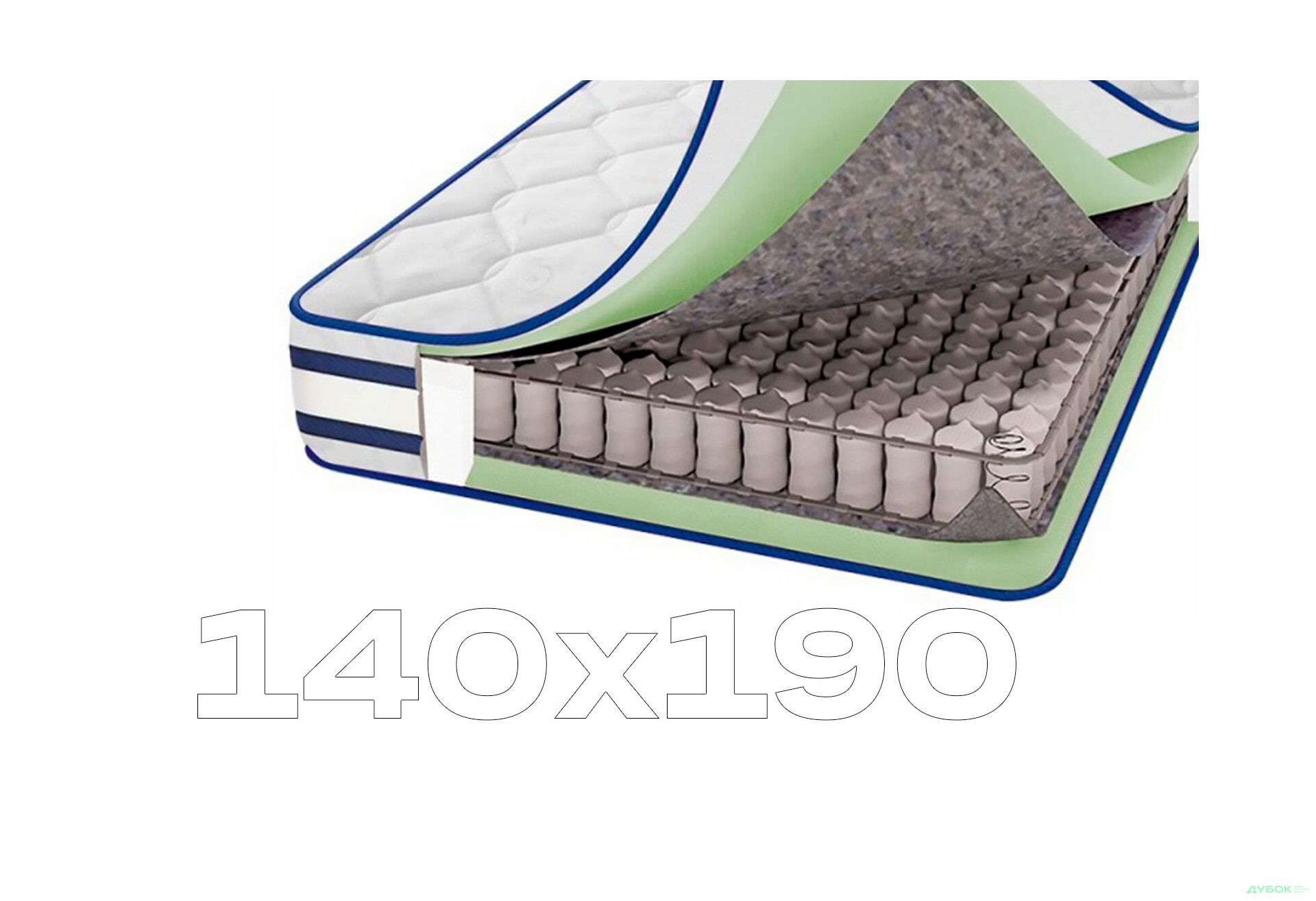 Изображение 1 - Матрас Опал 3D 140х190 Svit Mebliv