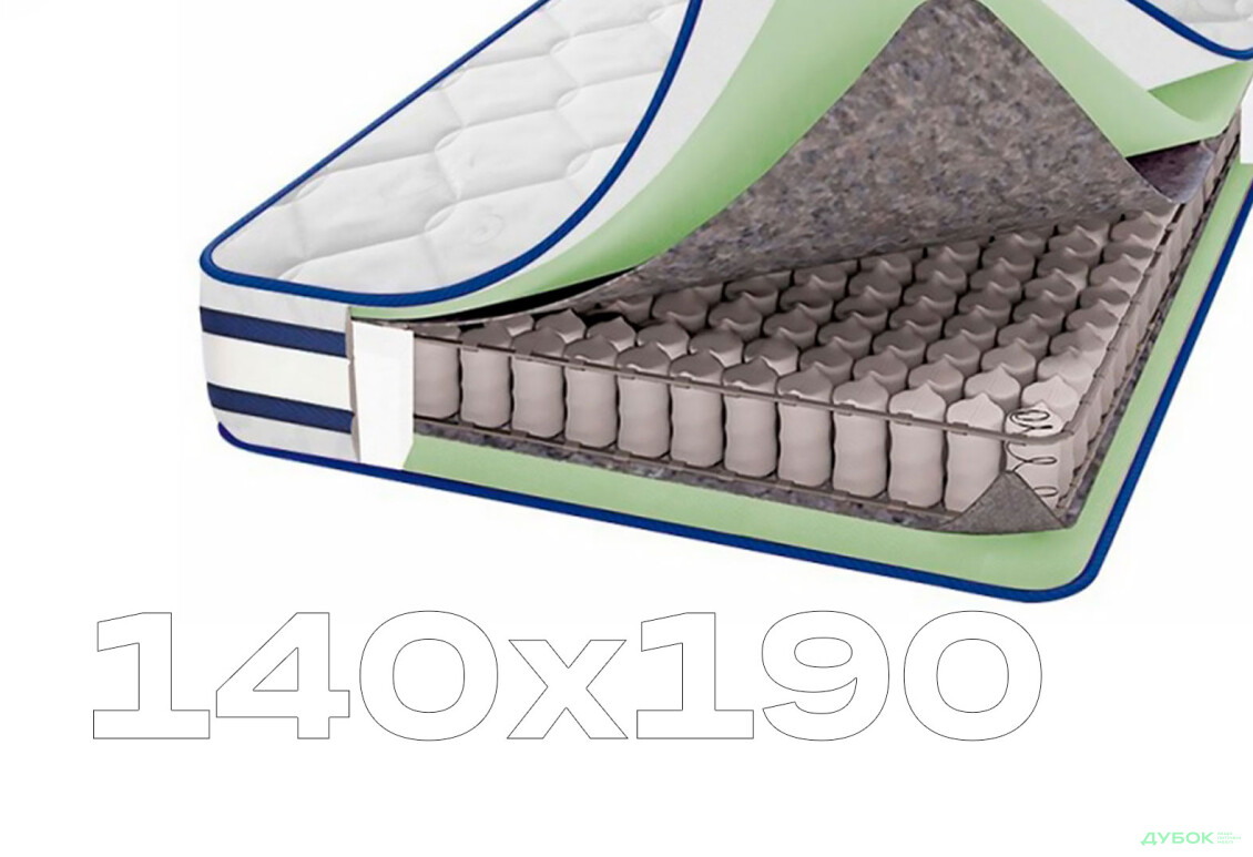Матрас Опал 3D 140х190 Svit Mebliv