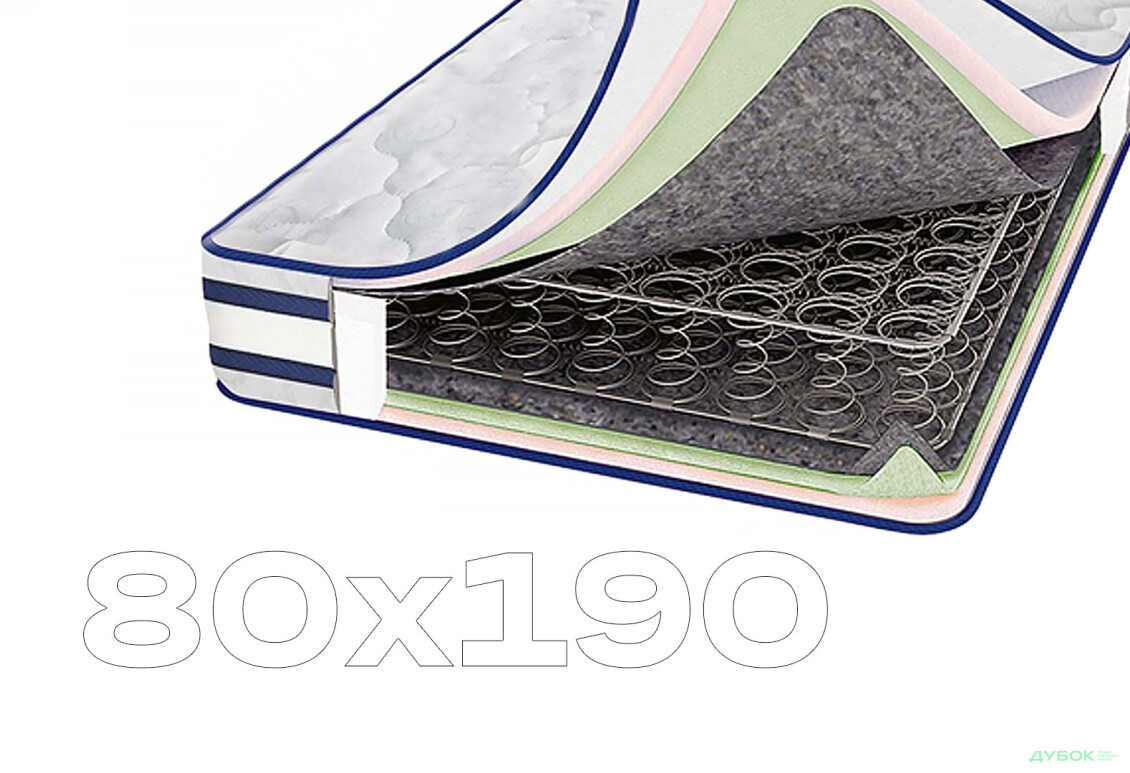 Матрас Цитрин 3D 80х190 Svit Mebliv