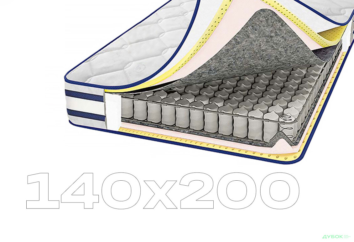 Матрац Аметист 3D 140х200 Світ Меблів