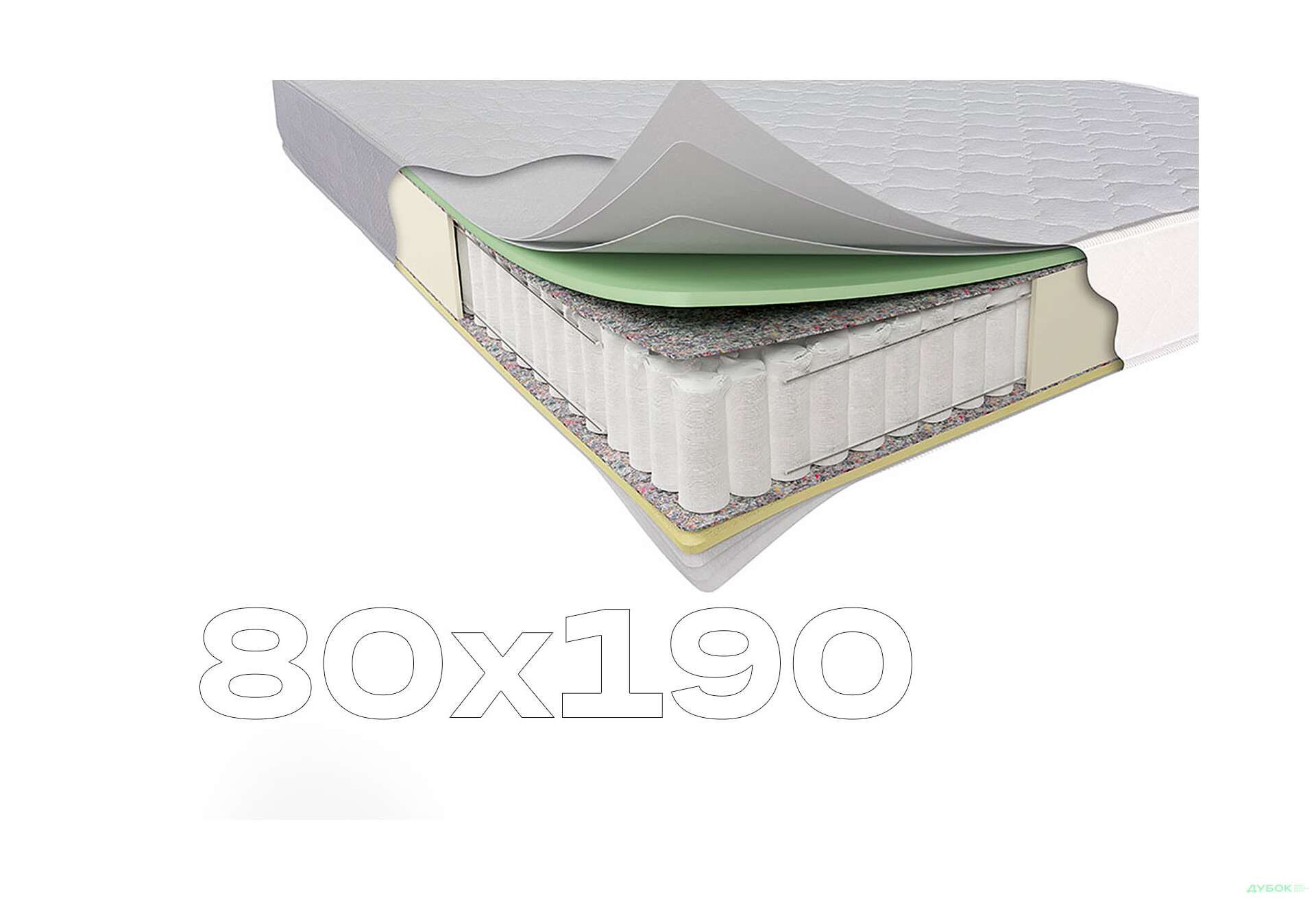 Изображение 1 - Матрас Малахит 80х190 Svit Mebliv