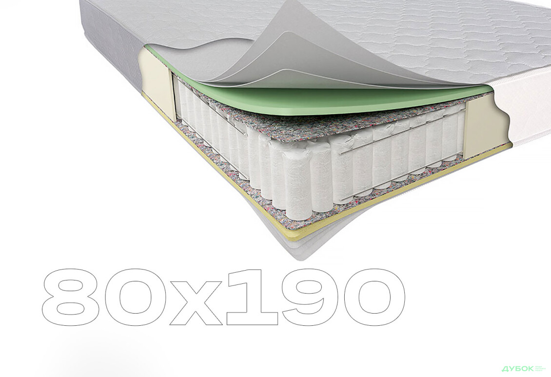 Матрас Малахит 80х190 Svit Mebliv