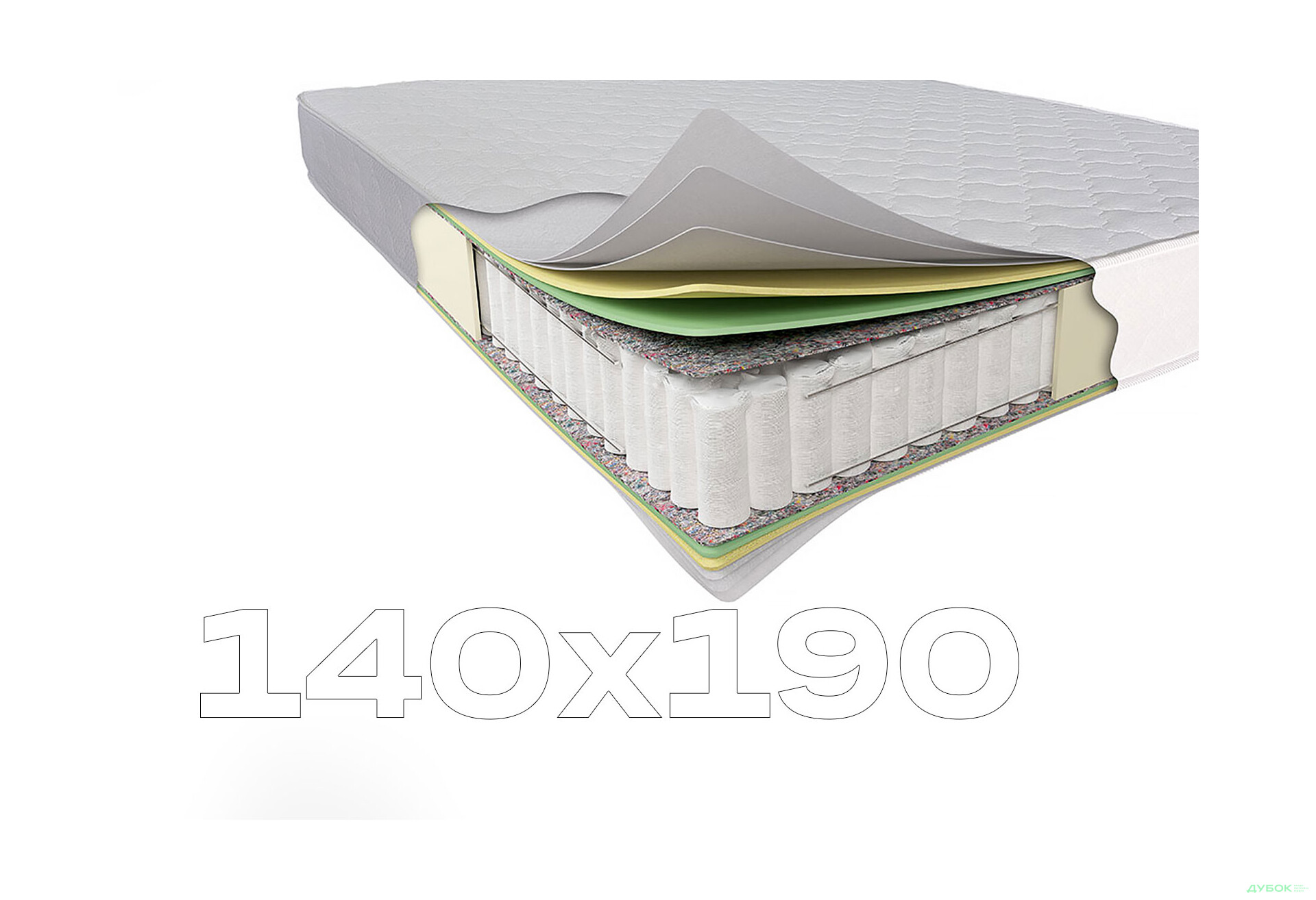 Зображення 1 - Матрац Гранат 140х190 Світ Меблів