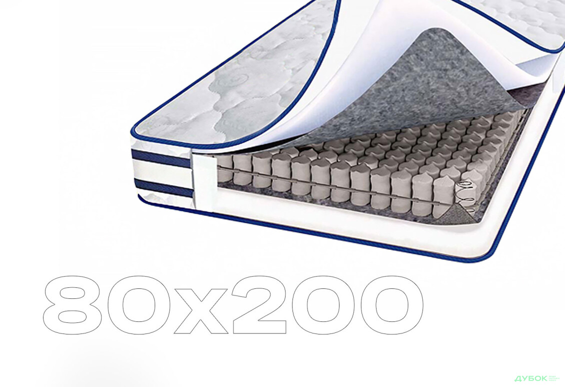 Матрац Агат 3D Люкс (трикотаж) 80х200 Світ Меблів