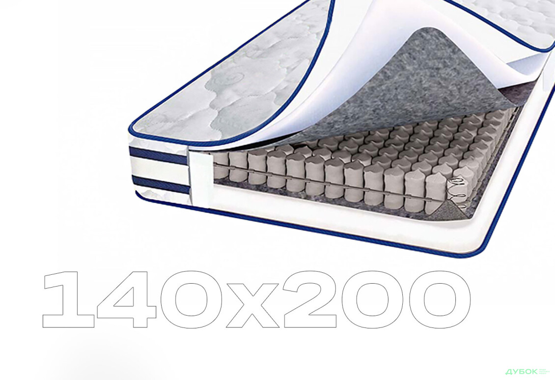Матрац Агат 3D Люкс (трикотаж) 140х200 Світ Меблів - Зображення 1 Зображення 1 - Матрац Агат 3D Люкс (трикотаж) 140х200 Світ Меблів