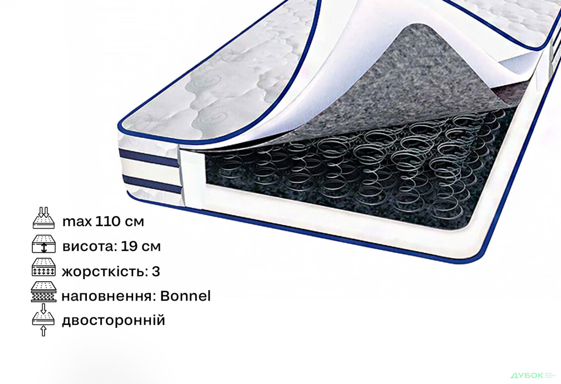 Изображение 2 - Матрас Жемчужина 3D Люкс (трикотаж) 120х200 Svit Mebliv