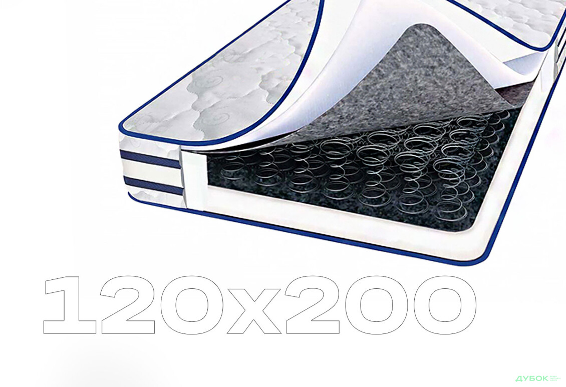 Матрас Жемчужина 3D Люкс (трикотаж) 120х200 Svit Mebliv