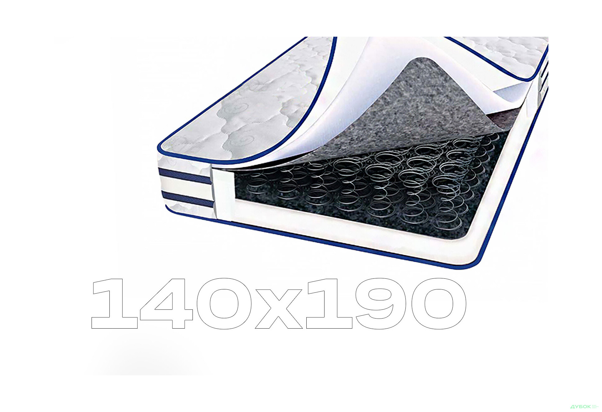 Изображение 1 - Матрас Жемчужина 3D Люкс (трикотаж) 140х190 Svit Mebliv