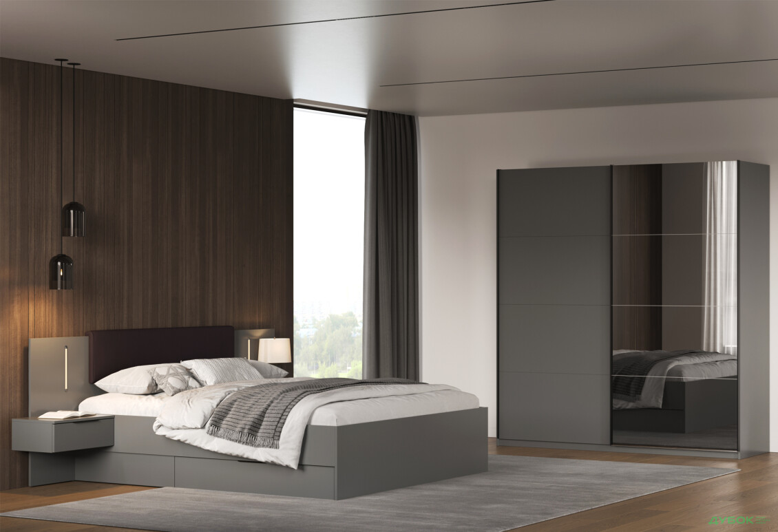 Спальня Doni / Дони Комплект 2Д МироМарк - Изображение 1 Изображение 1 - Спальня Doni / Дони Комплект 2Д МироМарк