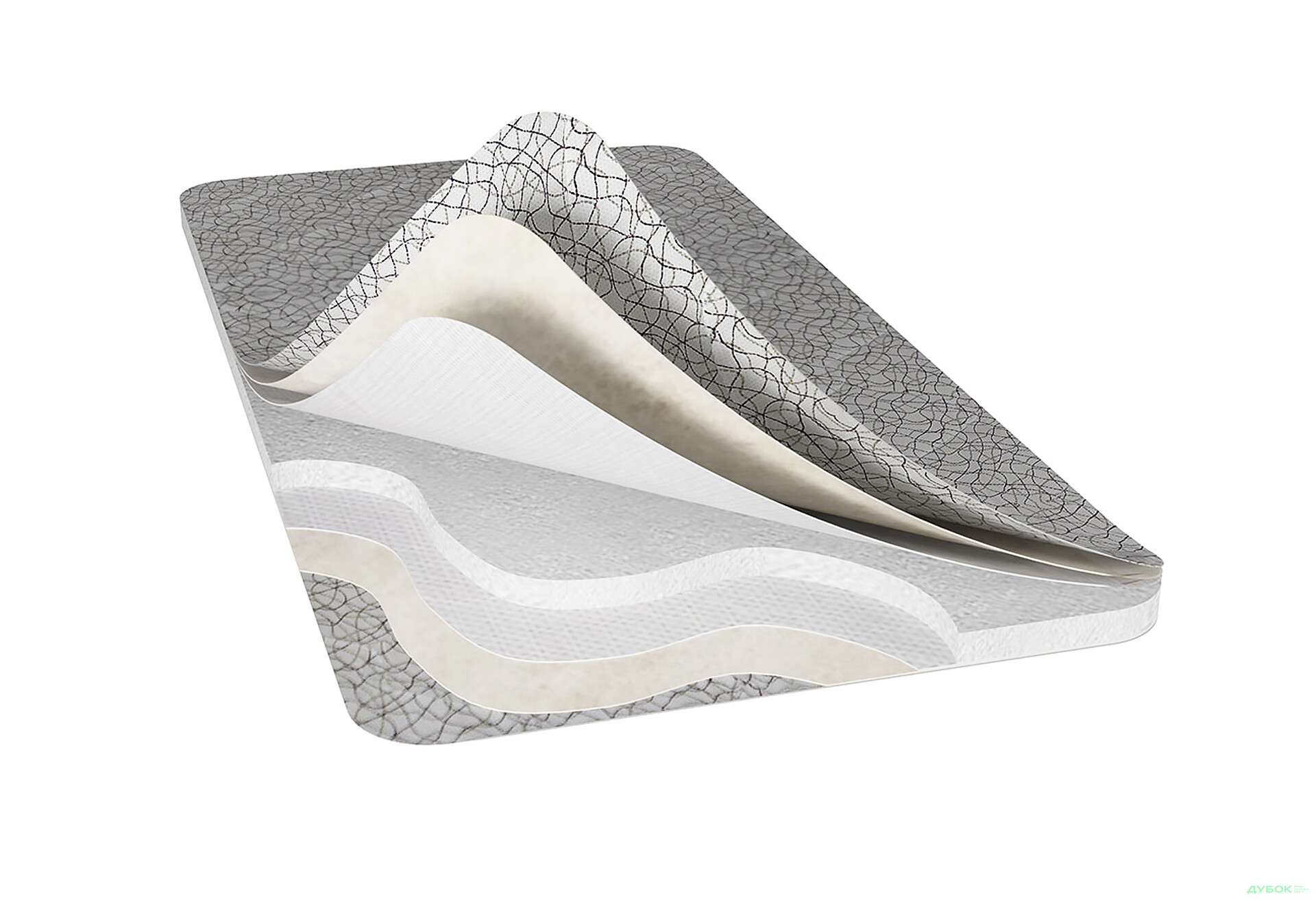 Зображення 3 - Матрац Світ Меблів Топпер-футон №2 категорія 1 120х200, чохол із полікотону