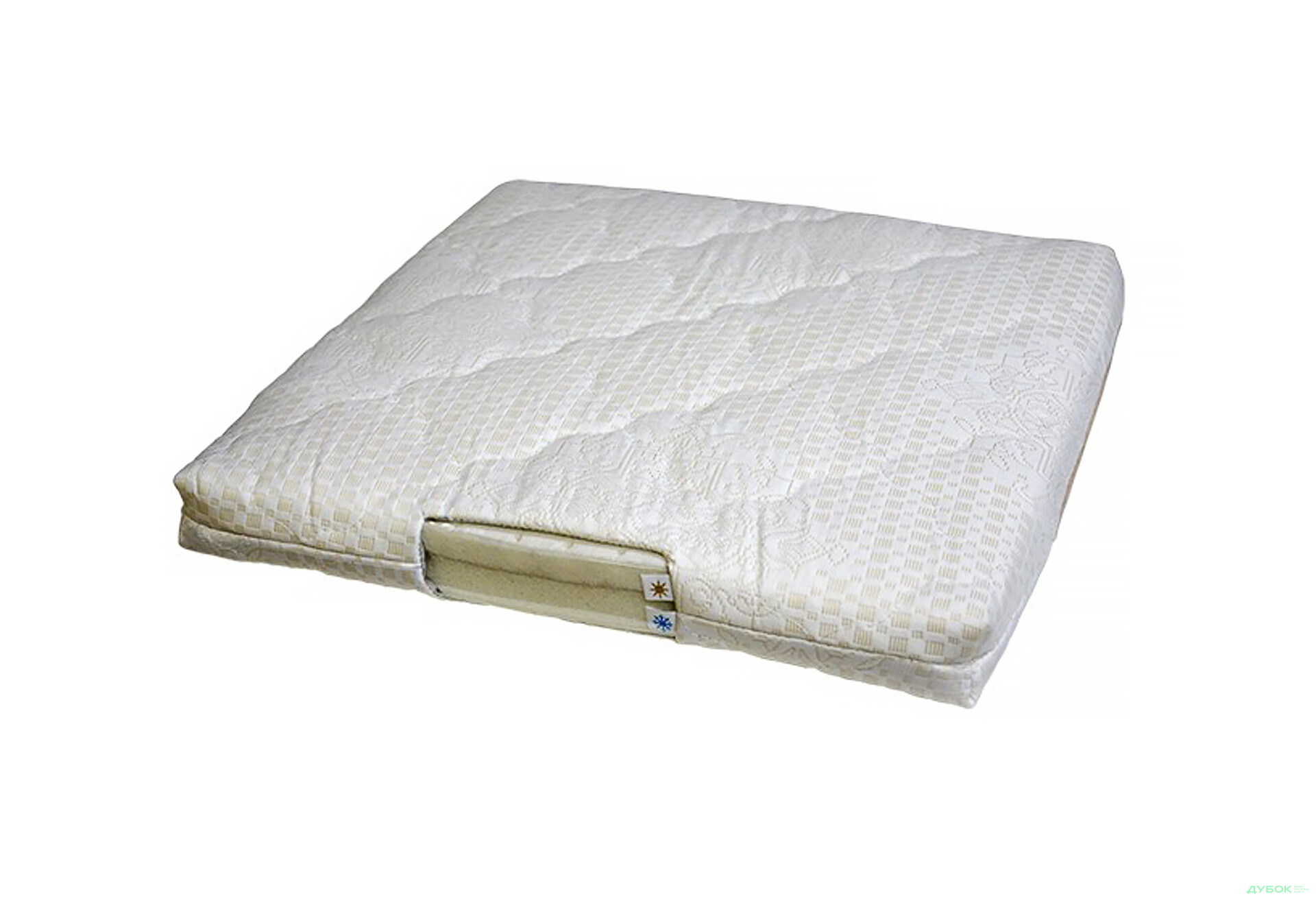 Изображение 4 - Матрас Svit Mebliv Топпер-футон №4 категория 2, чехол из жаккарда с молнией 80х190