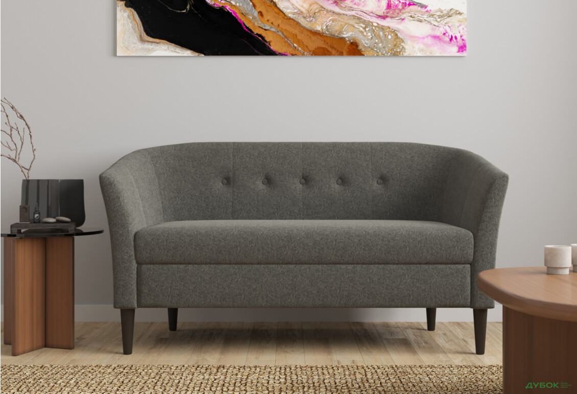 Диван UMa Соната 2С 141x66 см нераскладной серо-коричневый (Fancy 96) - Изображение 4 Изображение 4 - Диван UMa Соната 2С 141x66 см нераскладной серо-коричневый (Fancy 96)