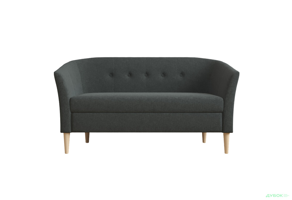 Диван UMa Соната 2C 141x66 см нерозкладний графіт (Fancy 97) - Зображення 5 Зображення 5 - Диван UMa Соната 2C 141x66 см нерозкладний графіт (Fancy 97)
