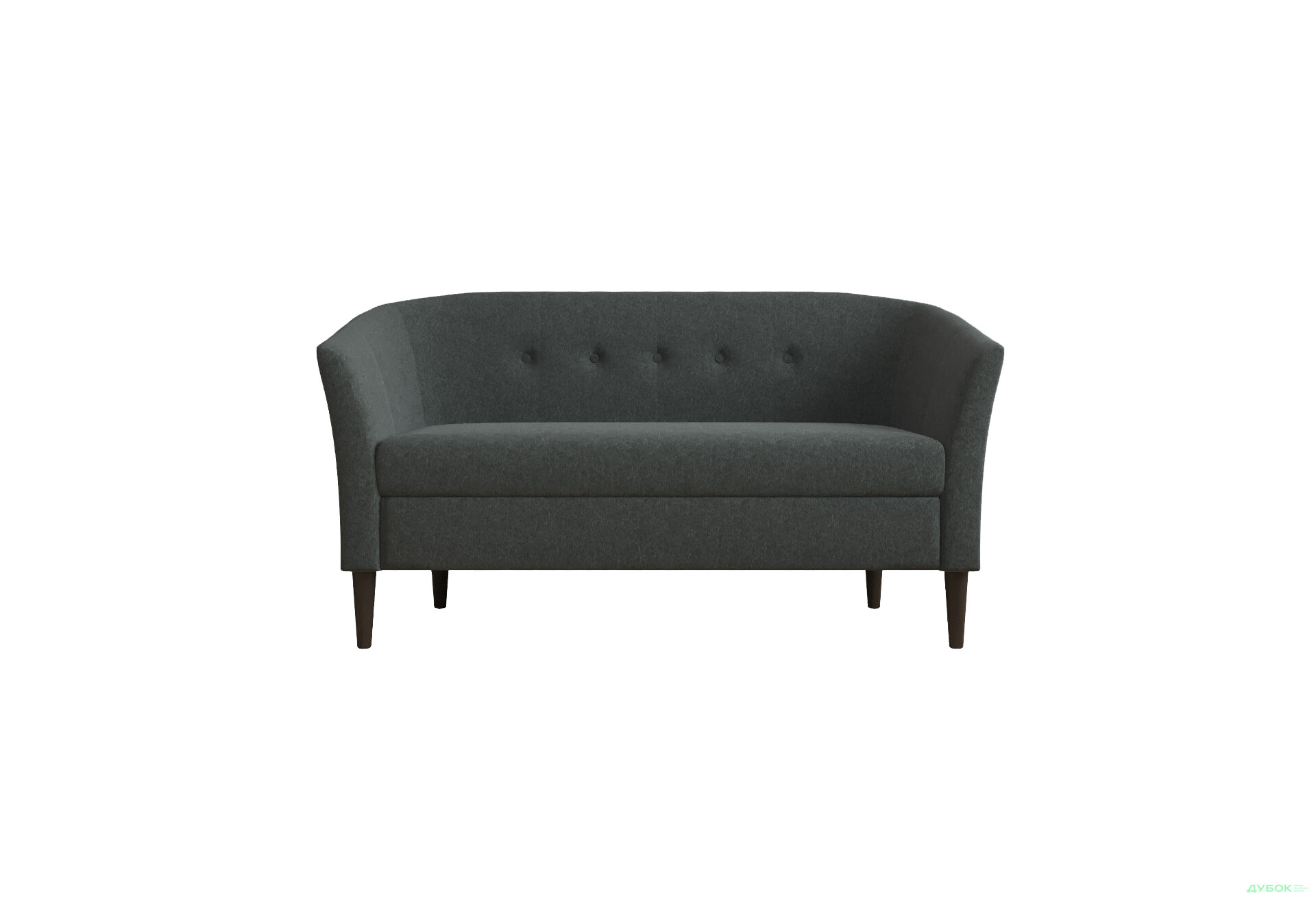 Диван UMa Соната 2C 141x66 см нерозкладний графіт (Fancy 97) - Зображення 6 Зображення 6 - Диван UMa Соната 2C 141x66 см нерозкладний графіт (Fancy 97)