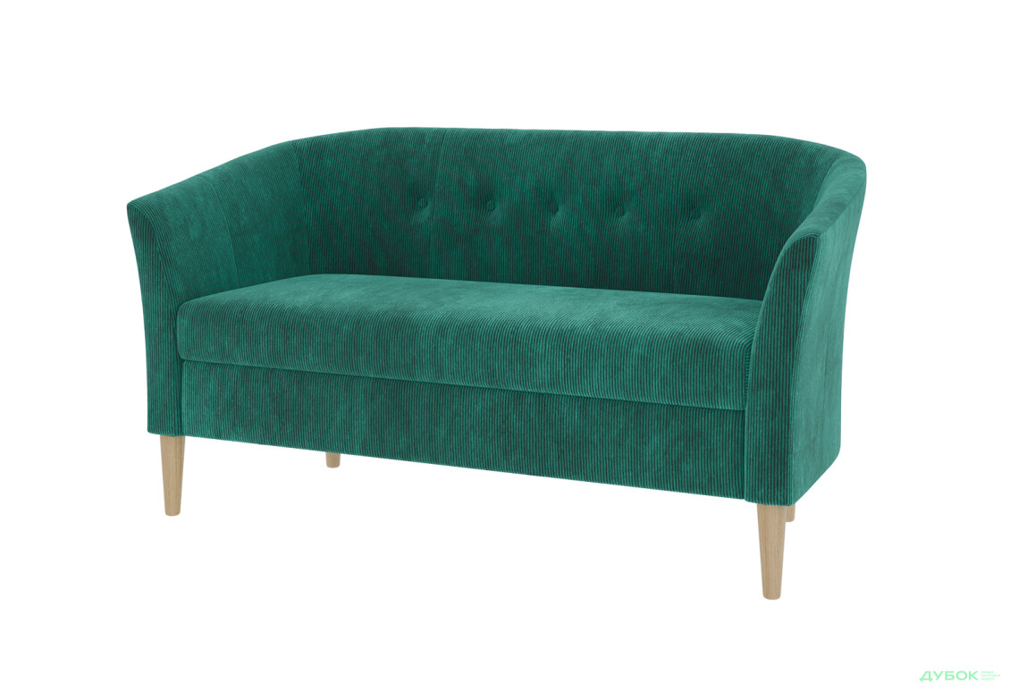 Диван UMa Соната 2C 141x66 см нерозкладний смарагдовий (Run again 36) - Зображення 1 Зображення 1 - Диван UMa Соната 2C 141x66 см нерозкладний смарагдовий (Run again 36)