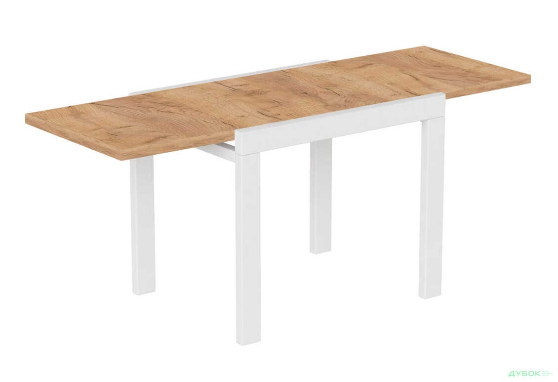 Изображение 2 - Стол-трансформер Art In Head Корс 178x69 см, дуб крафт золотой / белый