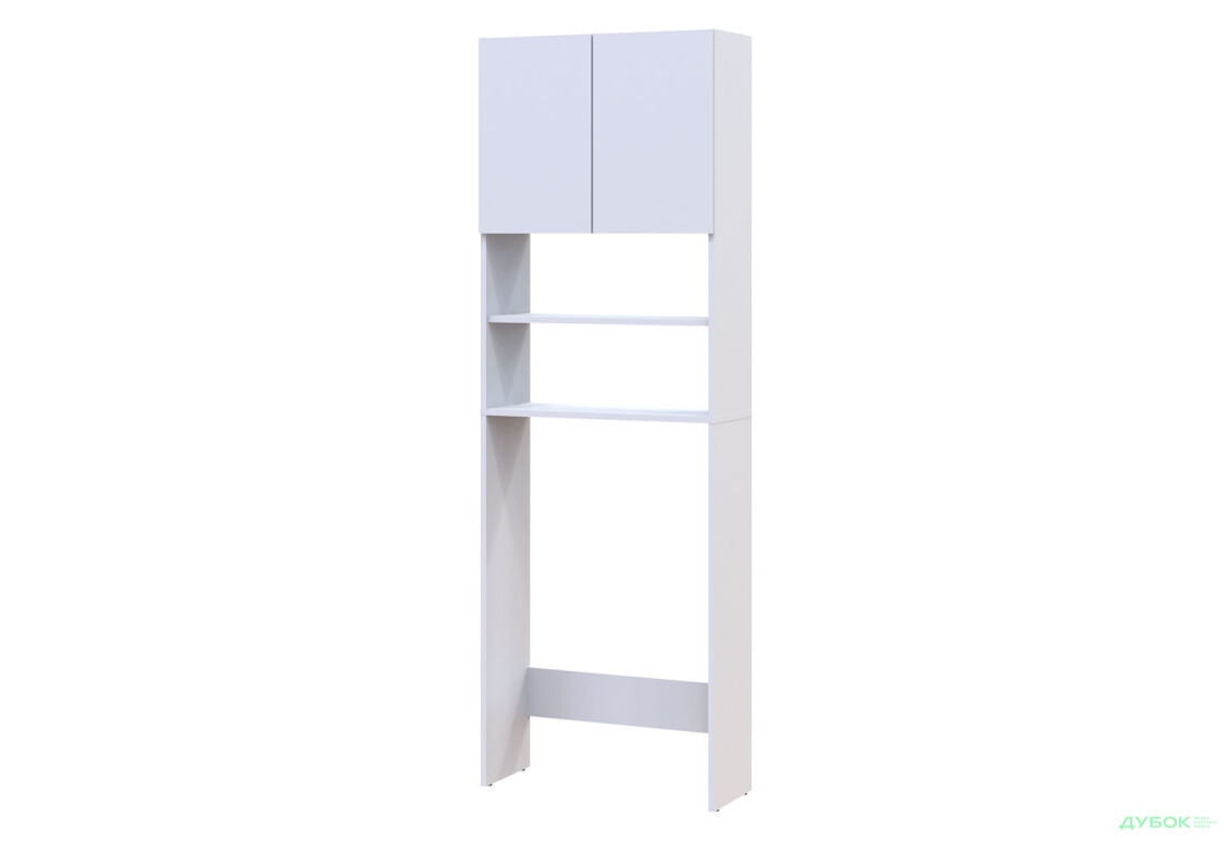 Шафка для пральної машини Doros Лола Міні ДСП з 2 дверцятами та полицями 64см, Білий