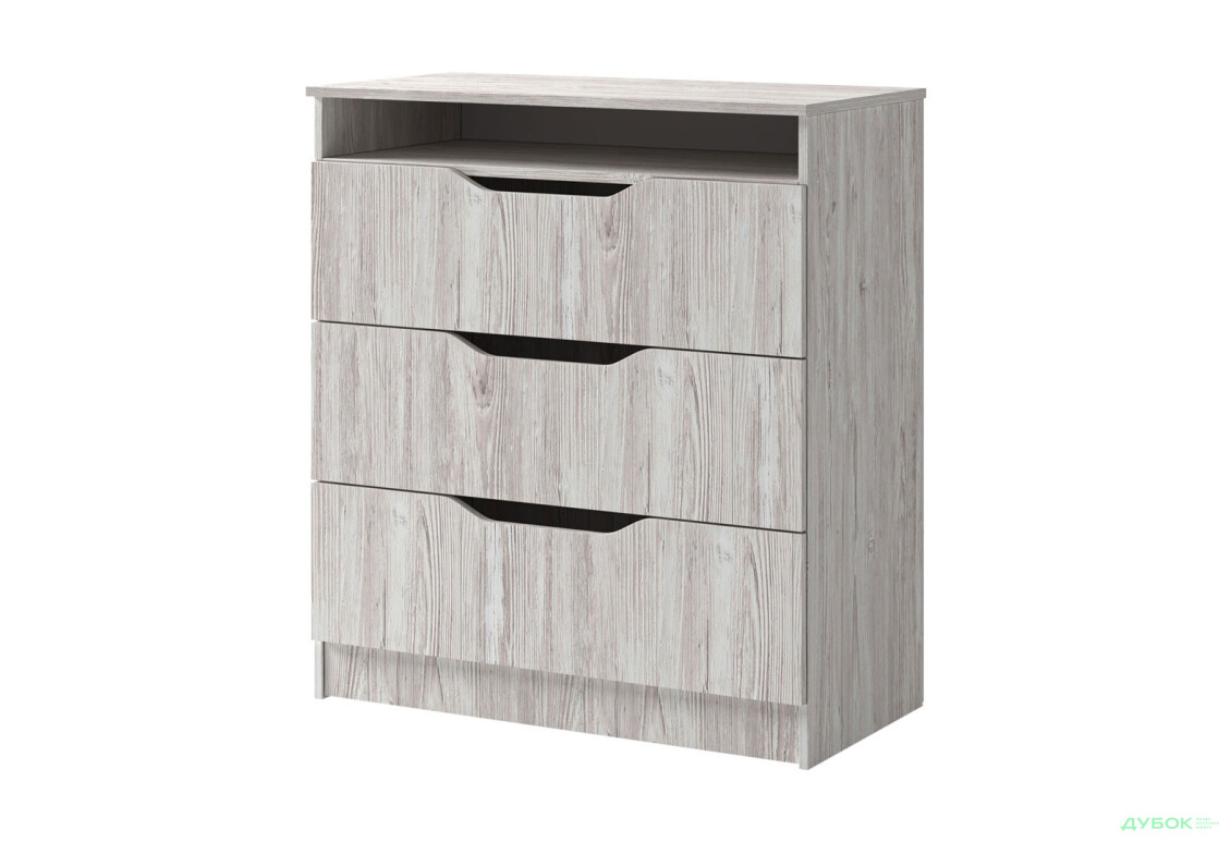 Комод Svit Mebliv Локи с 3 ящиками 80 см, Артвуд светлый - Изображение 1 Изображение 1 - Комод Svit Mebliv Локи с 3 ящиками 80 см, Артвуд светлый
