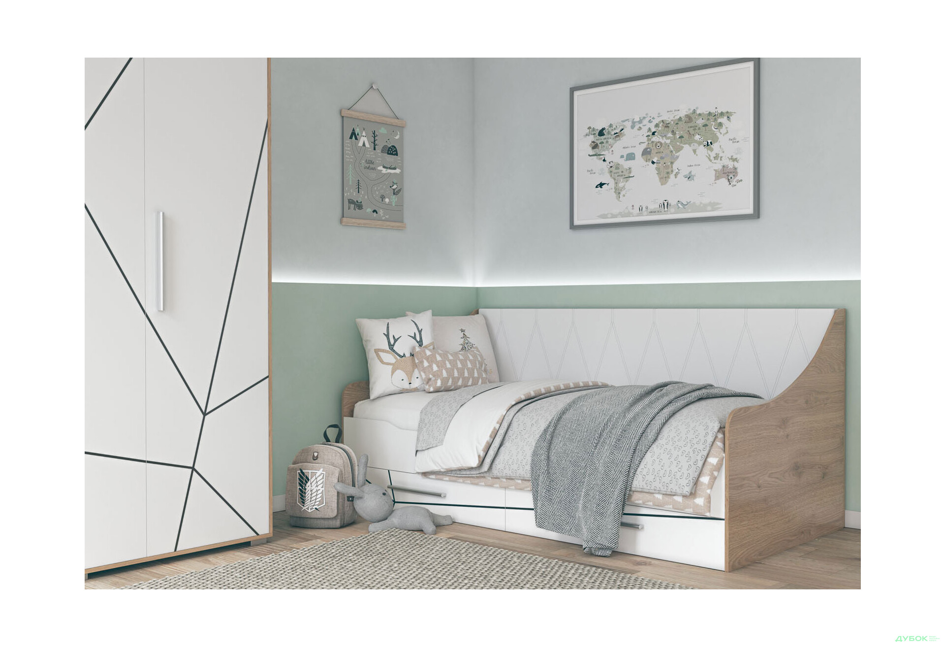 Модульная детская Тони Svit Mebliv - Изображение 1 Изображение 1 - Модульная детская Тони Svit Mebliv