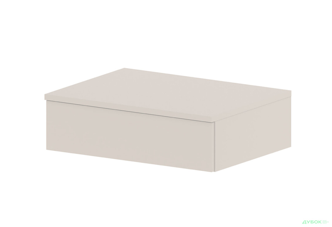 Тумба приліжкова навісна Світ Меблів Тая з шухлядою 55 см, Сатин - Зображення 1 Зображення 1 - Тумба приліжкова навісна Світ Меблів Тая з шухлядою 55 см, Сатин