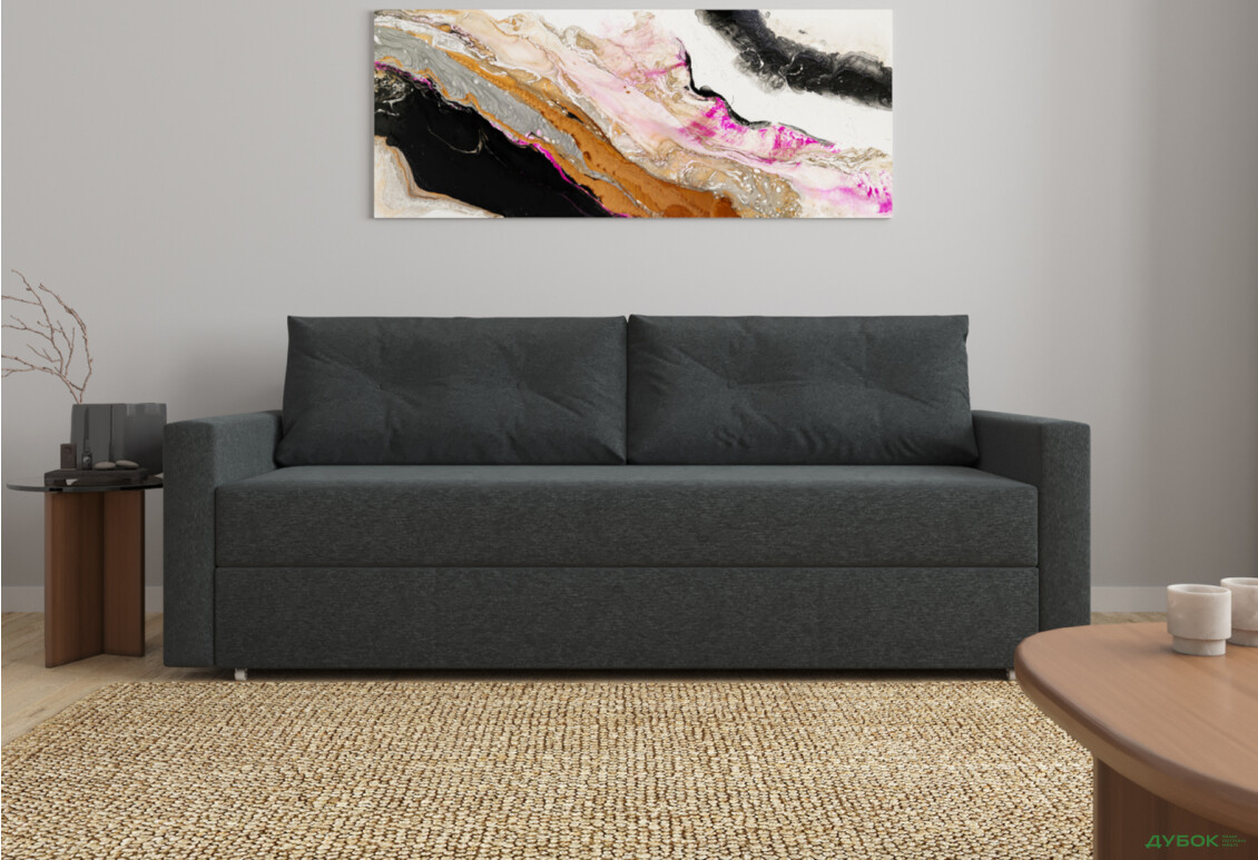 Диван UMa Бонус 213x98 см графіт - Зображення 2 Зображення 2 - Диван UMa Бонус 213x98 см графіт