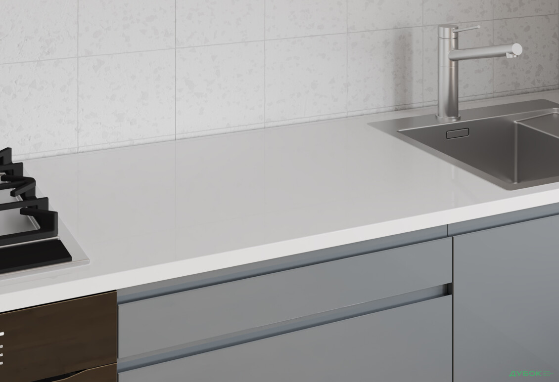 Кухня VIP-master Інтерно Люкс / Interno Luxe 260 см, молочний глянець / сірий глянець - Зображення 4 Зображення 4 - Кухня VIP-master Інтерно Люкс / Interno Luxe 260 см, молочний глянець / сірий глянець