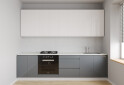 Кухня VIP-master Інтерно Люкс / Interno Luxe 260 см, молочний глянець / сірий глянець - Зображення 2 Зображення 2 - Кухня VIP-master Інтерно Люкс / Interno Luxe 260 см, молочний глянець / сірий глянець