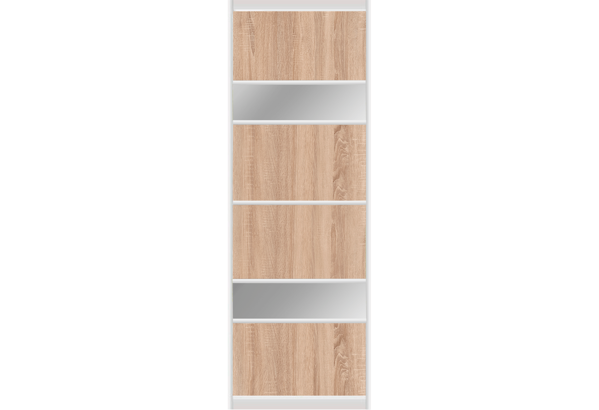 Фасад Ф-590 ДСП комбі / скло сатин VIP-master