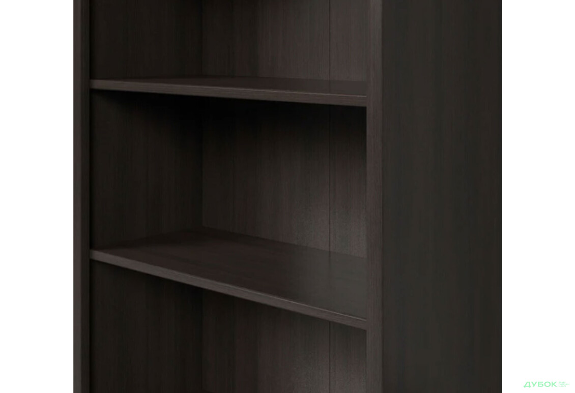 Фото 3 - Шкаф-стеллаж открытый ВМК Каспиан 90 см дуб милано тёмный