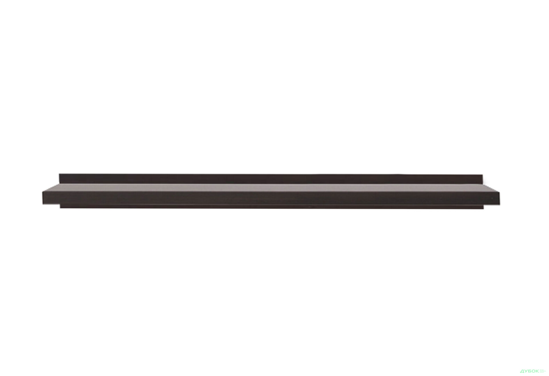 Фото 1 - Полиця навісна ВМК Каспіан 144 см дуб мілано темний
