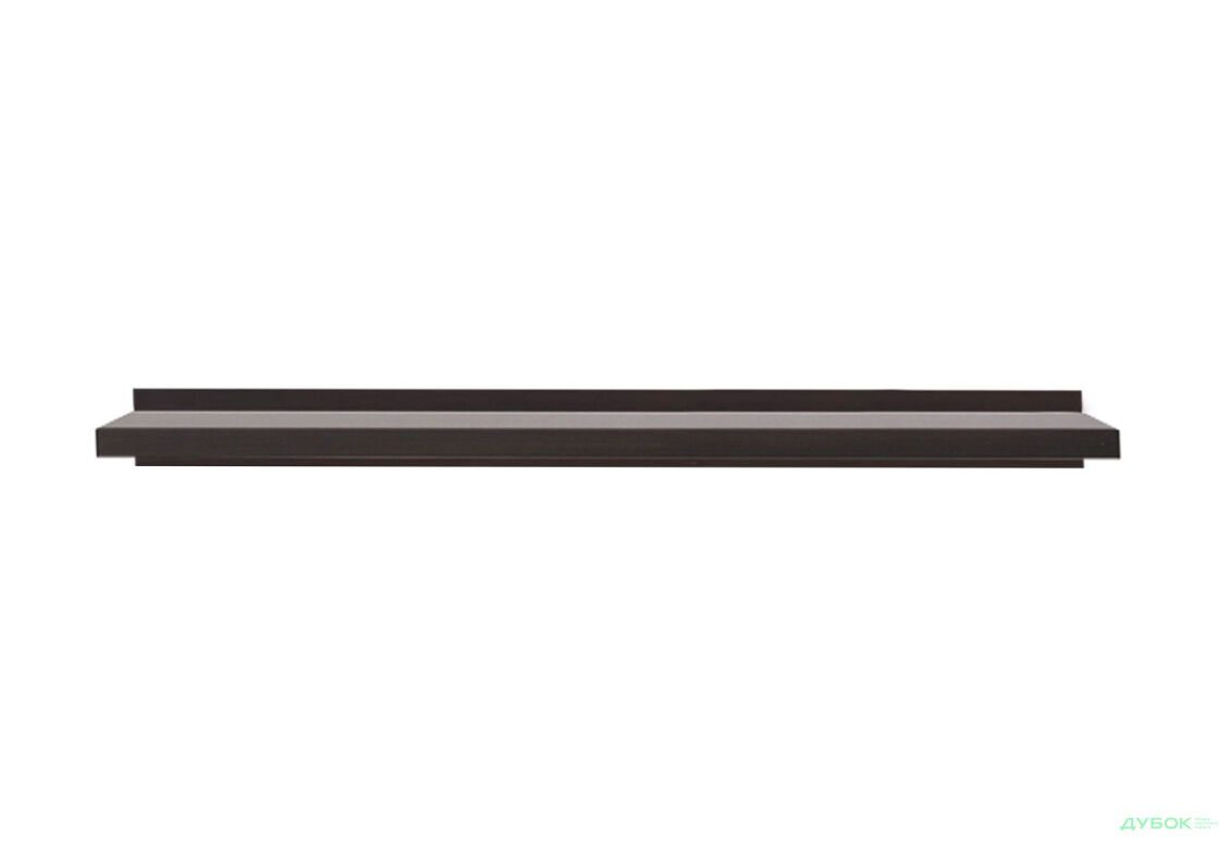 Полиця навісна ВМК Каспіан 144 см дуб мілано темний