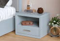 Тумба приліжкова Arbor Drev Глорія з шухлядою 52 см сосна, сірий - Зображення 2 Зображення 2 - Тумба приліжкова Arbor Drev Глорія з шухлядою 52 см сосна, сірий